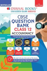 Oswaal CBSE Question Bank Class 12 Accountancy Book Chapterwise & Topicwise Includes Objective Types & MCQ’s (For 2022 Exam)