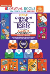 Oswaal CBSE Question Bank  Class 12 Accountancy Chapterwise & Topicwise Solved Papers (Reduced Syllabus) (For 2021 Exam)