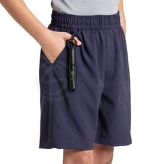 Multipurpose Utility Shorts With Attached Sanitizer Holder & T-shirt Holder - Navy